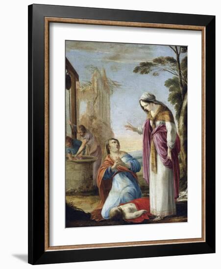 Sainte Elisabeth De Hongrie (1207-1231) - Sainte Elisabeth De Thuringe - the Miracle of Saint Eliza-Laurent de La Hyre-Framed Giclee Print