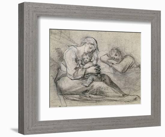 Sainte Famille-Claude Mellan-Framed Giclee Print