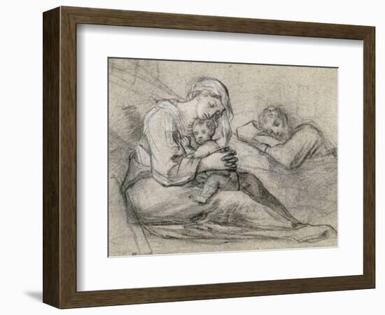 Sainte Famille-Claude Mellan-Framed Giclee Print