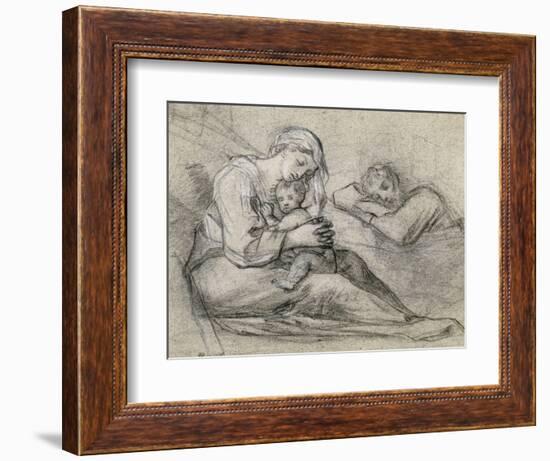 Sainte Famille-Claude Mellan-Framed Giclee Print