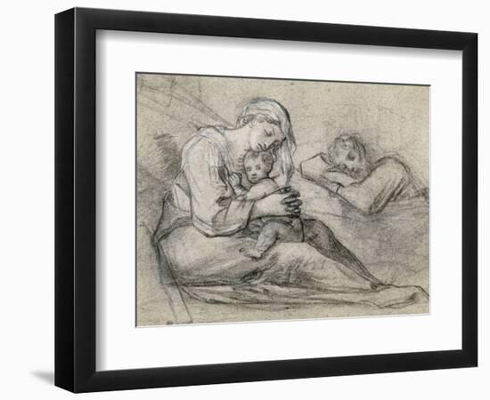 Sainte Famille-Claude Mellan-Framed Giclee Print