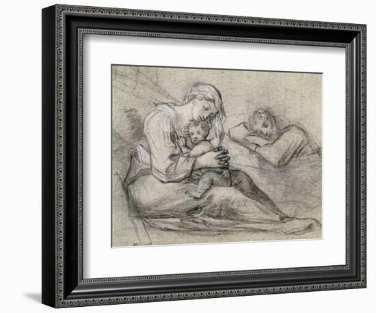 Sainte Famille-Claude Mellan-Framed Giclee Print