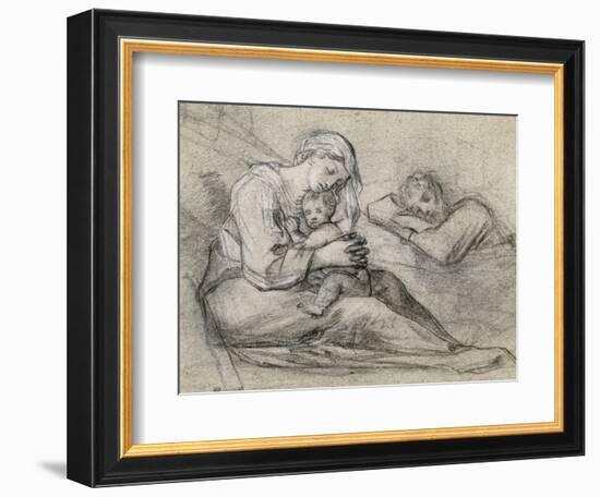 Sainte Famille-Claude Mellan-Framed Giclee Print