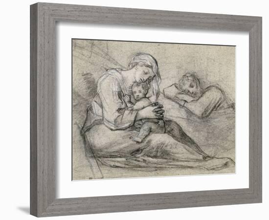 Sainte Famille-Claude Mellan-Framed Giclee Print