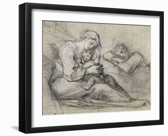 Sainte Famille-Claude Mellan-Framed Giclee Print