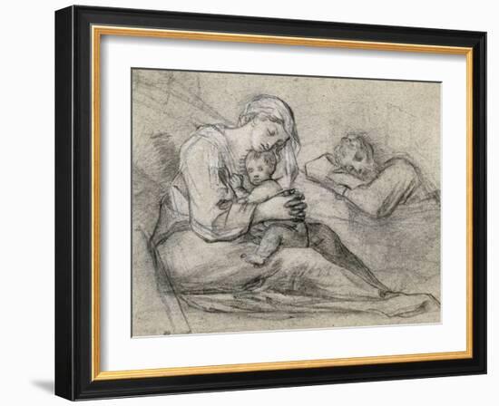 Sainte Famille-Claude Mellan-Framed Giclee Print