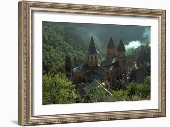 Sainte-Foy Church, Conques, Aveyron, 1035-1060-null-Framed Giclee Print