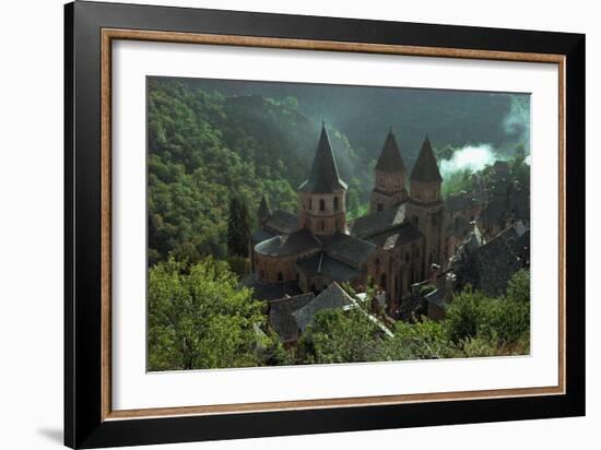 Sainte-Foy Church, Conques, Aveyron, 1035-1060-null-Framed Giclee Print