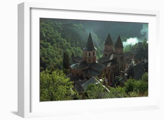 Sainte-Foy Church, Conques, Aveyron, 1035-1060-null-Framed Giclee Print