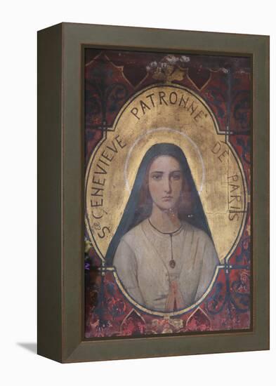 Sainte Genevieve de Paris, St. Germain l'Auxerrois Church, Paris, France, Europe-Godong-Framed Premier Image Canvas