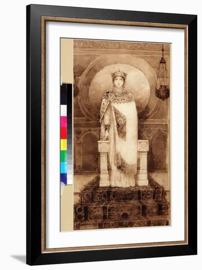 Sainte Helene (Imperatrice Romaine, Mere De Constantin I) (Vers 247/250 - Vers 329/330) - Saint Hel-Victor Mikhailovich Vasnetsov-Framed Giclee Print
