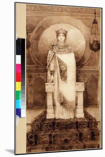 Sainte Helene (Imperatrice Romaine, Mere De Constantin I) (Vers 247/250 - Vers 329/330) - Saint Hel-Victor Mikhailovich Vasnetsov-Mounted Giclee Print