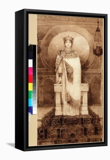 Sainte Helene (Imperatrice Romaine, Mere De Constantin I) (Vers 247/250 - Vers 329/330) - Saint Hel-Victor Mikhailovich Vasnetsov-Framed Premier Image Canvas