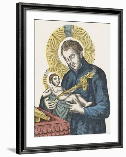 Sainte Madeleine et saint Stanislas de Kostka-null-Framed Giclee Print