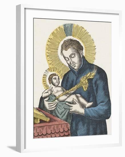 Sainte Madeleine et saint Stanislas de Kostka-null-Framed Giclee Print