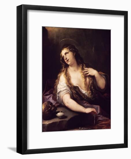 Sainte Madeleine renonçant aux Vantés de ce monde-Luca Giordano-Framed Giclee Print