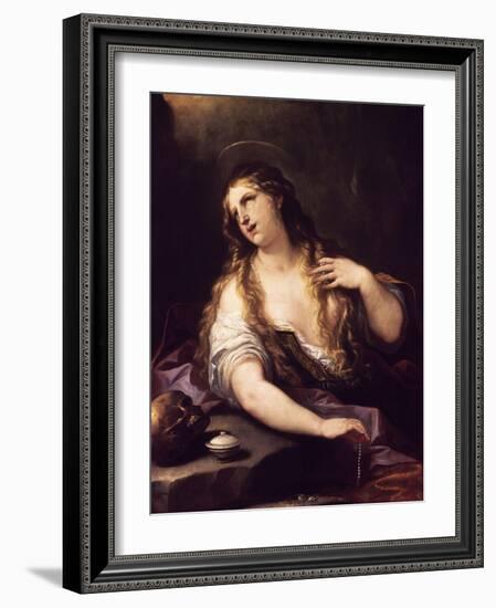 Sainte Madeleine renonçant aux Vantés de ce monde-Luca Giordano-Framed Giclee Print