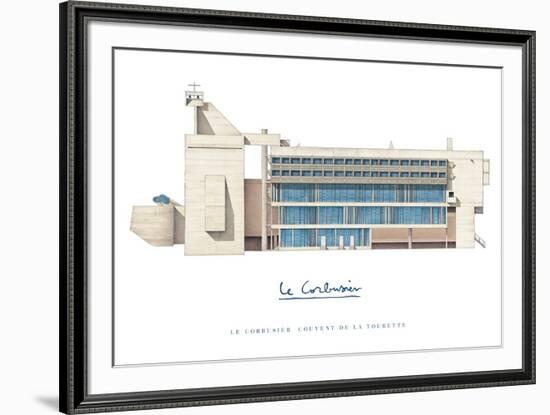Sainte Marie de La Tourette, Lyon-Le Corbusier-Framed Art Print