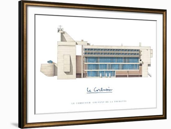 Sainte Marie de La Tourette, Lyon-Le Corbusier-Framed Art Print