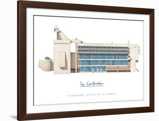 Sainte Marie de La Tourette, Lyon-Le Corbusier-Framed Art Print