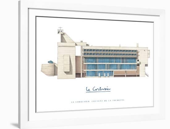 Sainte Marie de La Tourette, Lyon-Le Corbusier-Framed Art Print