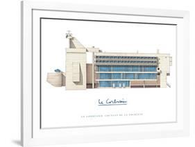 Sainte Marie de La Tourette, Lyon-Le Corbusier-Framed Art Print