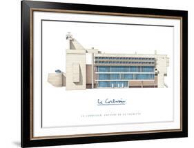Sainte Marie de La Tourette, Lyon-Le Corbusier-Framed Art Print