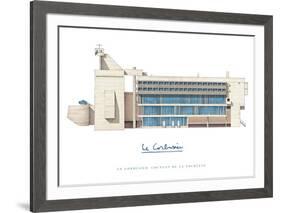 Sainte Marie de La Tourette, Lyon-Le Corbusier-Framed Art Print