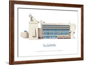 Sainte Marie de La Tourette, Lyon-Le Corbusier-Framed Art Print