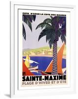Sainte-Maxime-Roger Broders-Framed Giclee Print