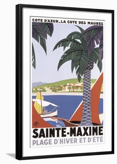 Sainte Maxime-Roger Broders-Framed Giclee Print