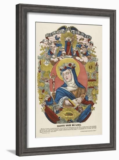 Sainte Rose de Lima-null-Framed Giclee Print