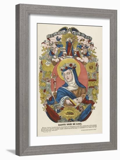Sainte Rose de Lima-null-Framed Giclee Print