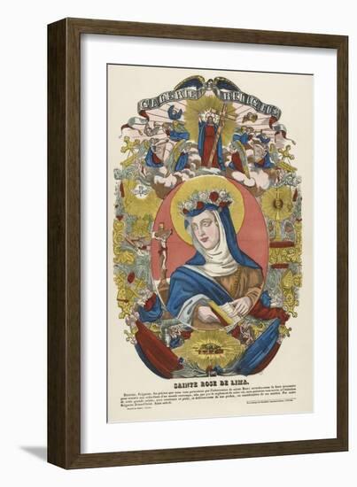 Sainte Rose de Lima-null-Framed Giclee Print