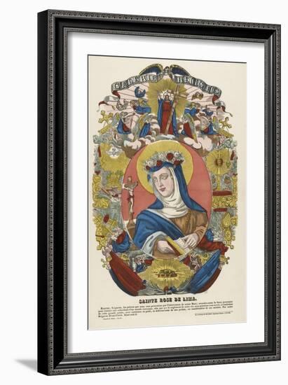 Sainte Rose de Lima-null-Framed Giclee Print