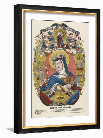 Sainte Rose de Lima-null-Framed Giclee Print