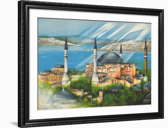 Sainte Sophie à Istamboul-Raymond Poulet-Framed Limited Edition