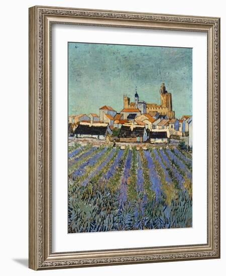 Saintes Maries De La Mer-Vincent van Gogh-Framed Giclee Print