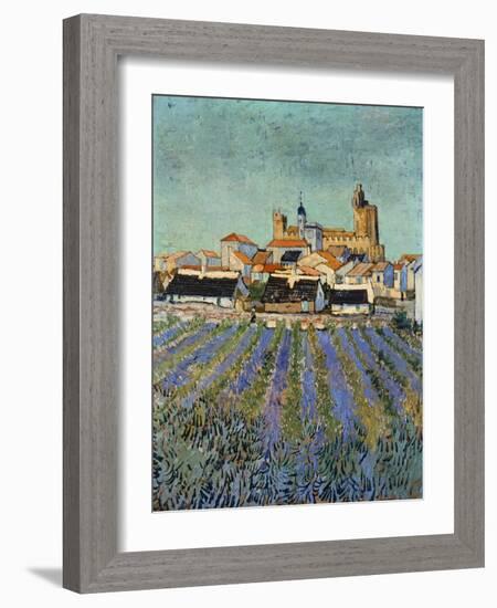 Saintes Maries De La Mer-Vincent van Gogh-Framed Giclee Print