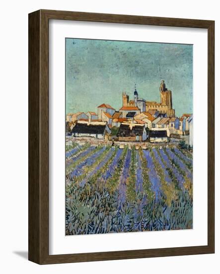 Saintes Maries De La Mer-Vincent van Gogh-Framed Giclee Print