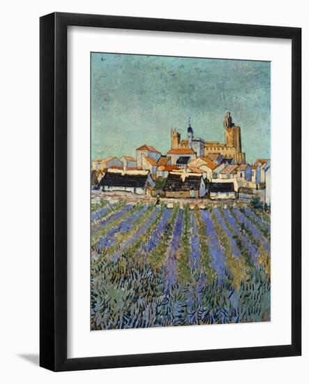 Saintes Maries De La Mer-Vincent van Gogh-Framed Giclee Print