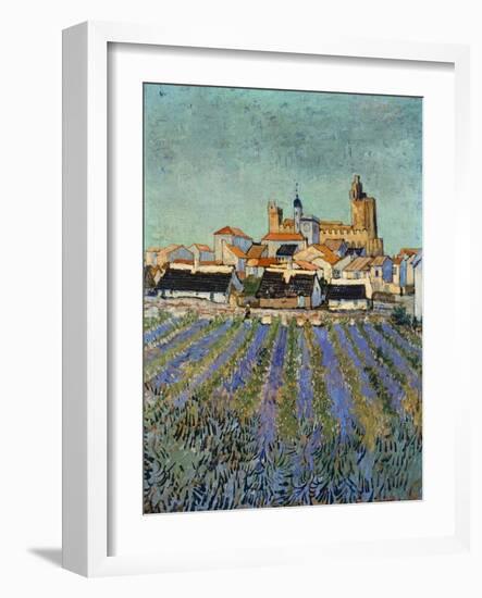 Saintes Maries De La Mer-Vincent van Gogh-Framed Giclee Print