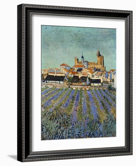 Saintes Maries De La Mer-Vincent van Gogh-Framed Giclee Print