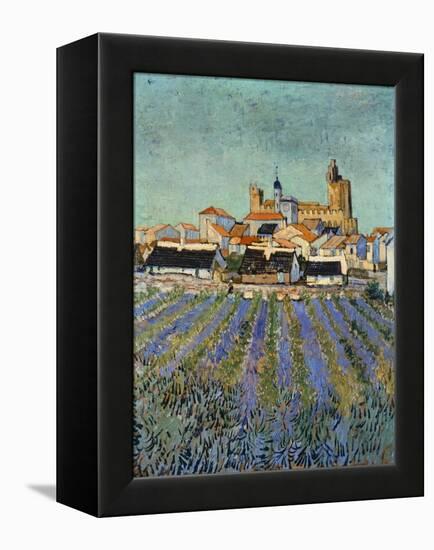 Saintes Maries De La Mer-Vincent van Gogh-Framed Premier Image Canvas