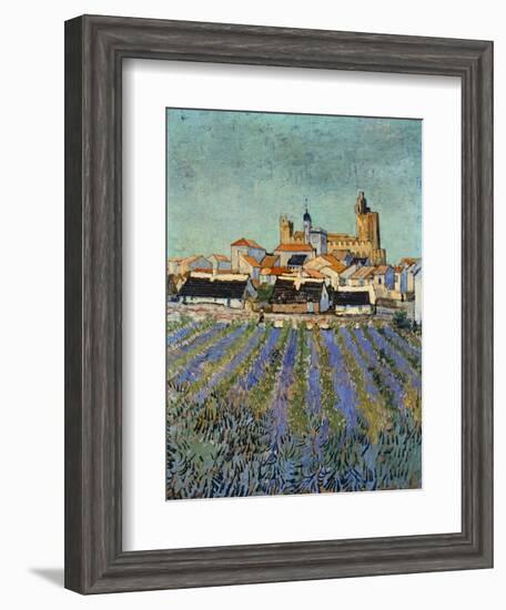 Saintes Maries De La Mer-Vincent van Gogh-Framed Giclee Print