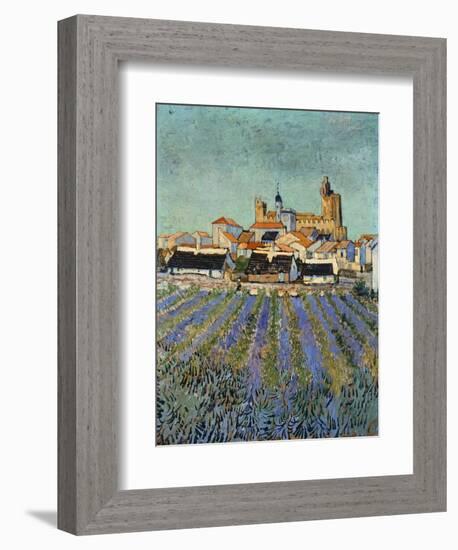 Saintes Maries De La Mer-Vincent van Gogh-Framed Giclee Print