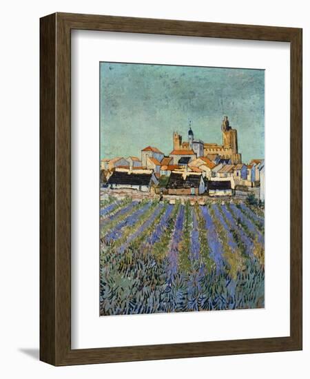 Saintes Maries De La Mer-Vincent van Gogh-Framed Giclee Print