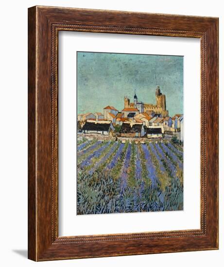 Saintes Maries De La Mer-Vincent van Gogh-Framed Giclee Print