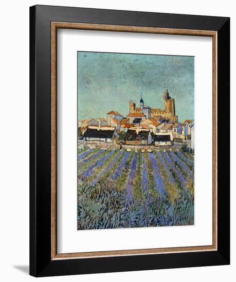 Saintes Maries De La Mer-Vincent van Gogh-Framed Giclee Print