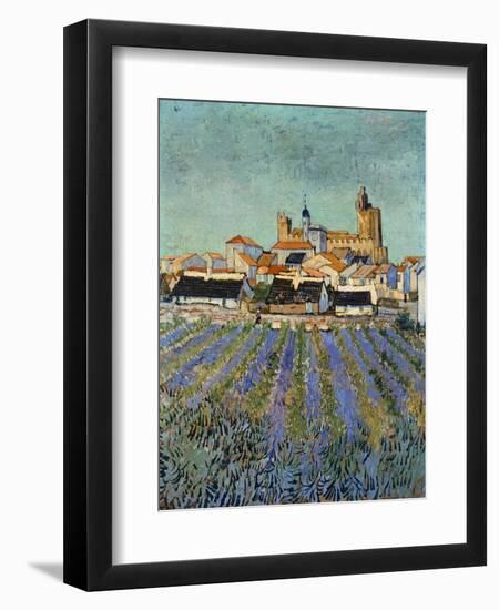 Saintes Maries De La Mer-Vincent van Gogh-Framed Giclee Print